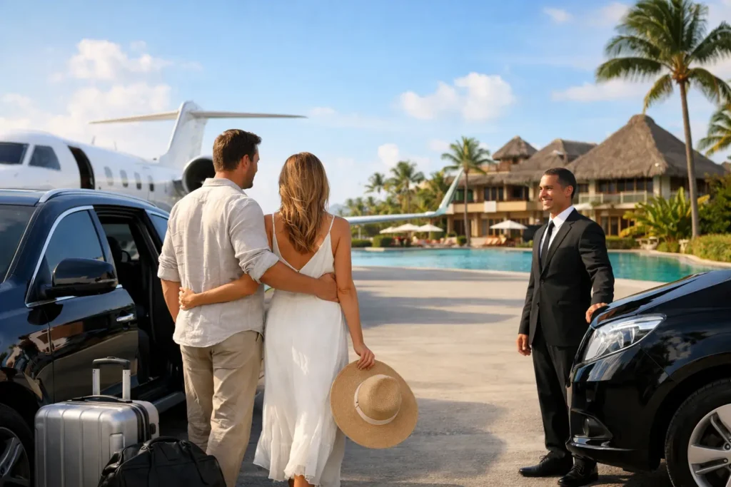 Traslado de lujo aeropuerto hotel en Punta Cana