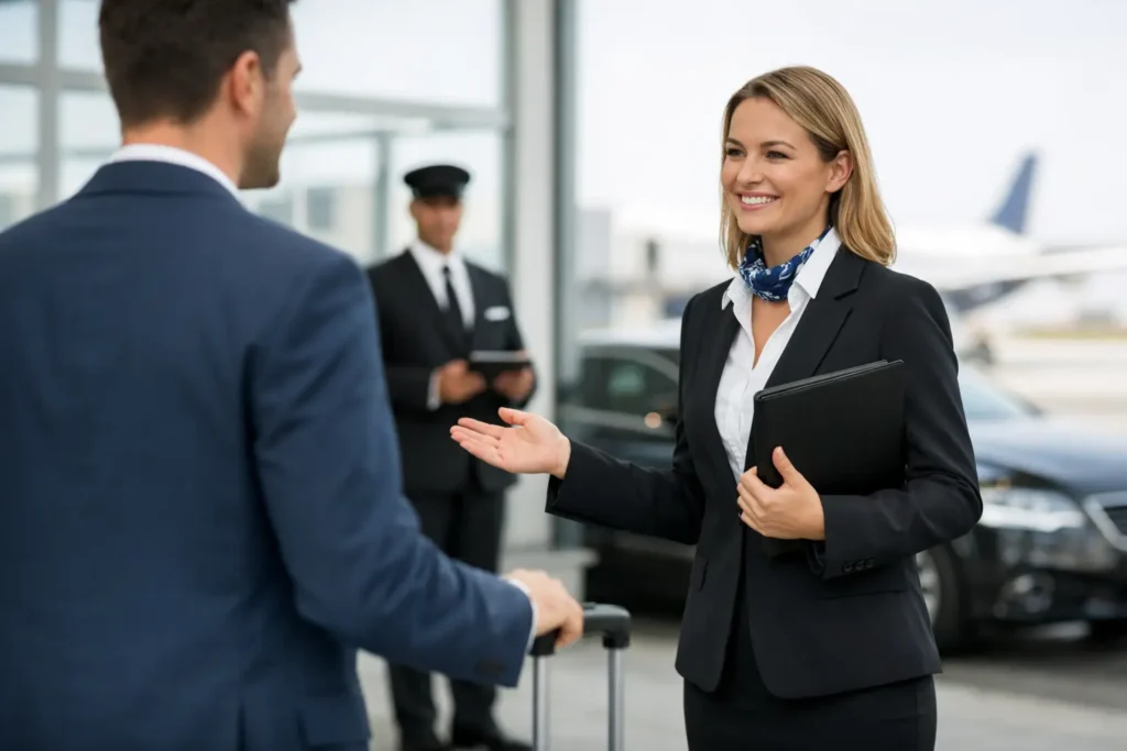 Servicio de bienvenida aeropuerto: qué esperar