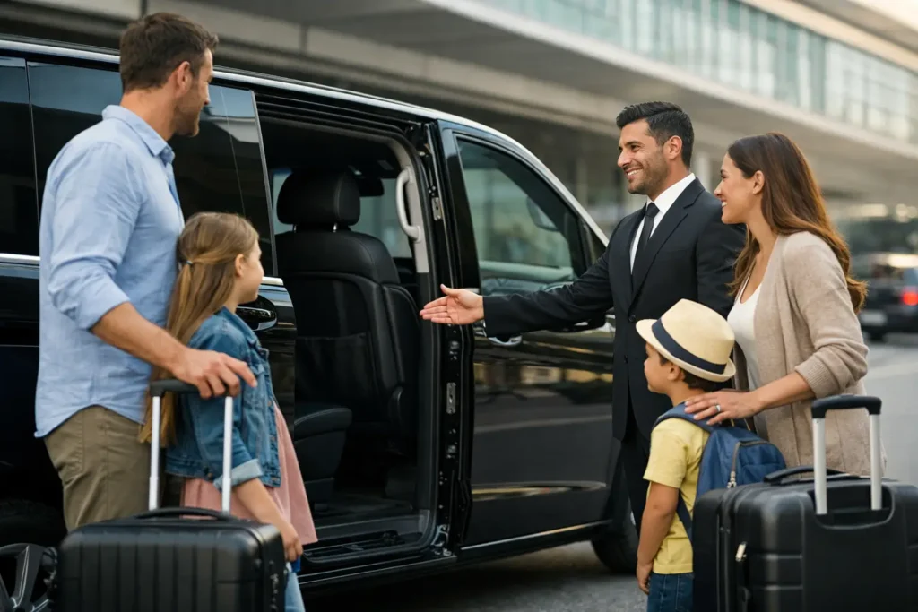 Cómo elegir traslado premium para familias